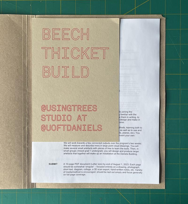 Beech Thicket Build slide