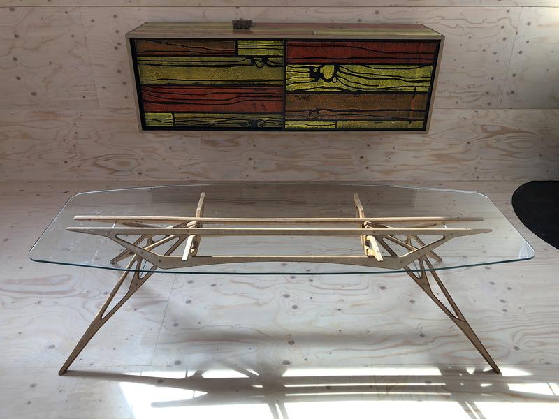 Faux Mollino Table