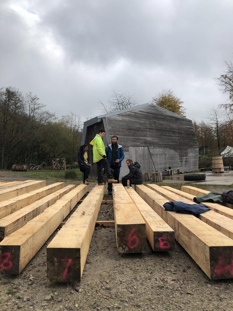 Timber Stack Drying Shelter