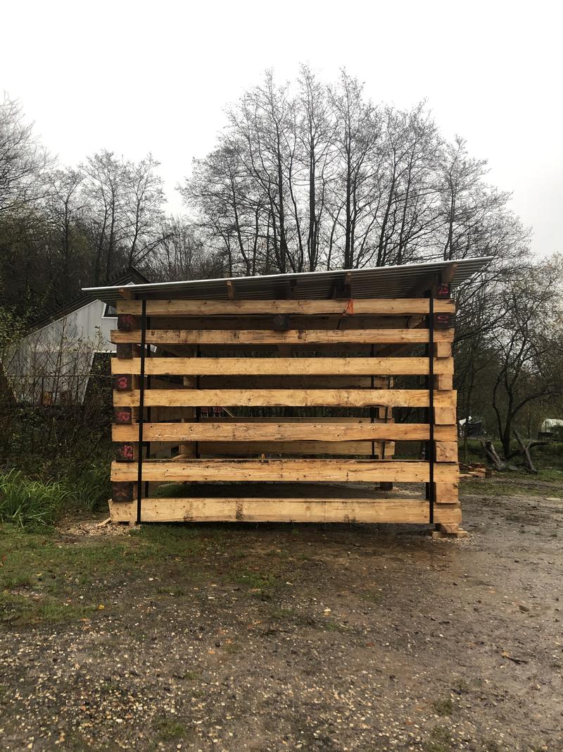 Timber Stack Drying Shelter