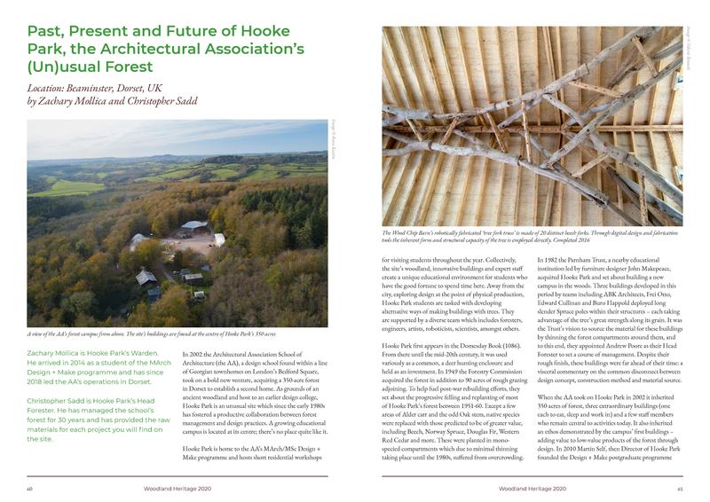 Woodland Heritage Article page spread 1