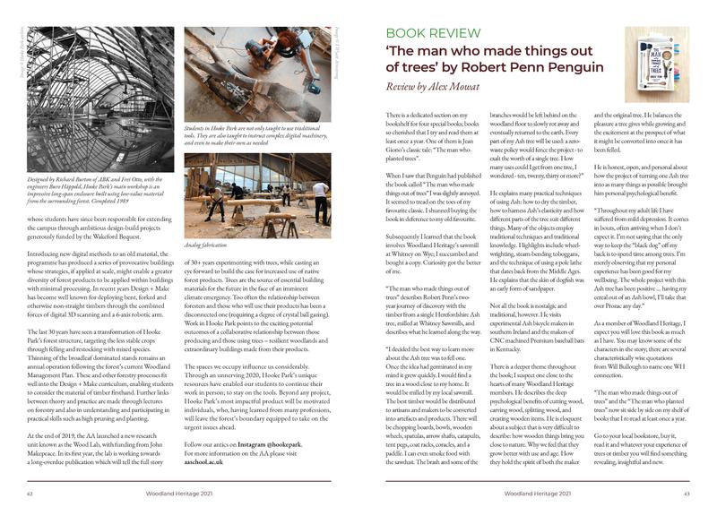 Woodland Heritage Article page spread 2