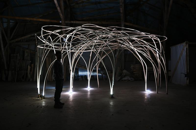 Free Form Steambending NightPhoto PHOTO NuriaBenitez