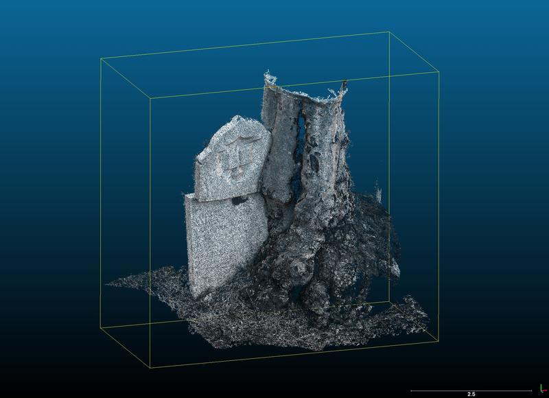 Scanning Glitch Lunenburg grave stone