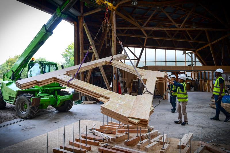 Hooke Park Build GlueUp ValerieBennett
