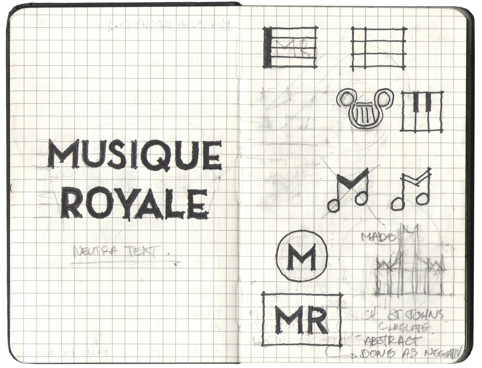 Sketchbook spread