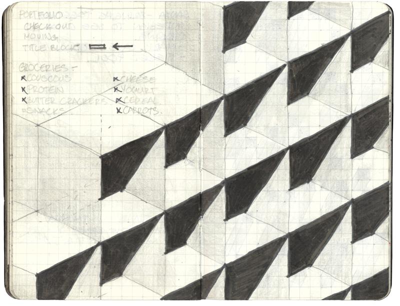Sketchbook spread